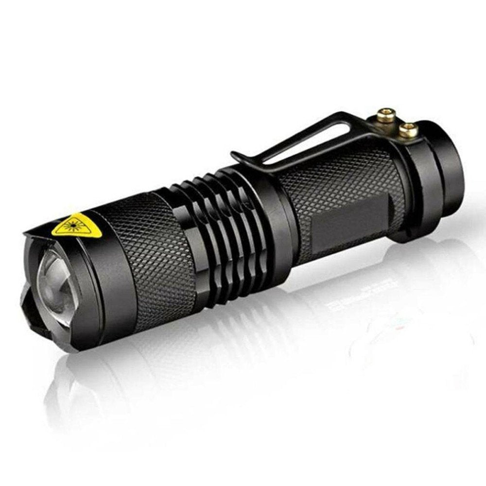 Strong Light Flashlight LED Zoom Mini Flashlight Outdoor Lighting